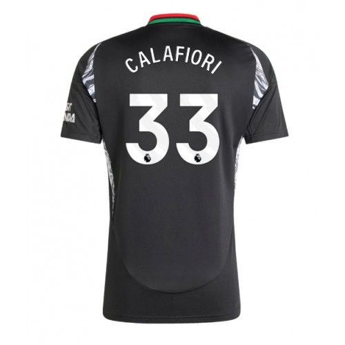 Pánský Fotbalový dres Arsenal Riccardo Calafiori #33 2024-25 Venkovní Krátký Rukáv